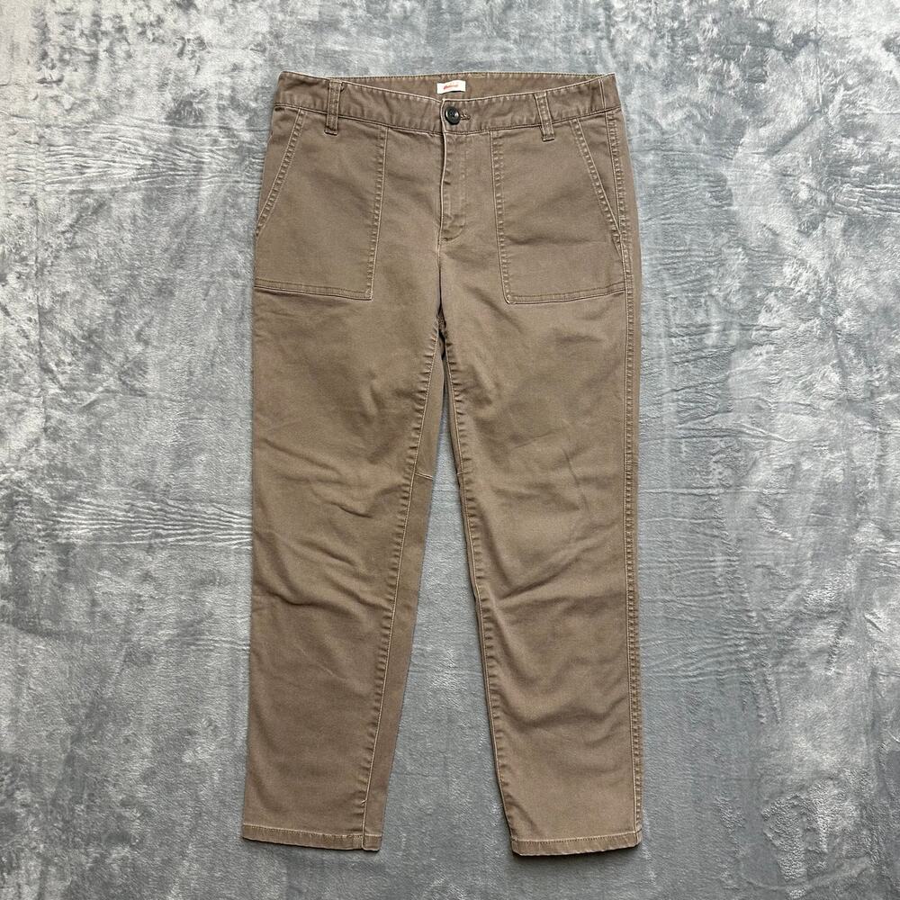 J.Crew Stretch Chino Pants Women’s‎ Size 8 Brown Pants
